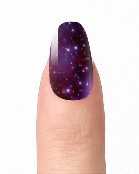 Purple Galaxy - Nail Polish Wraps