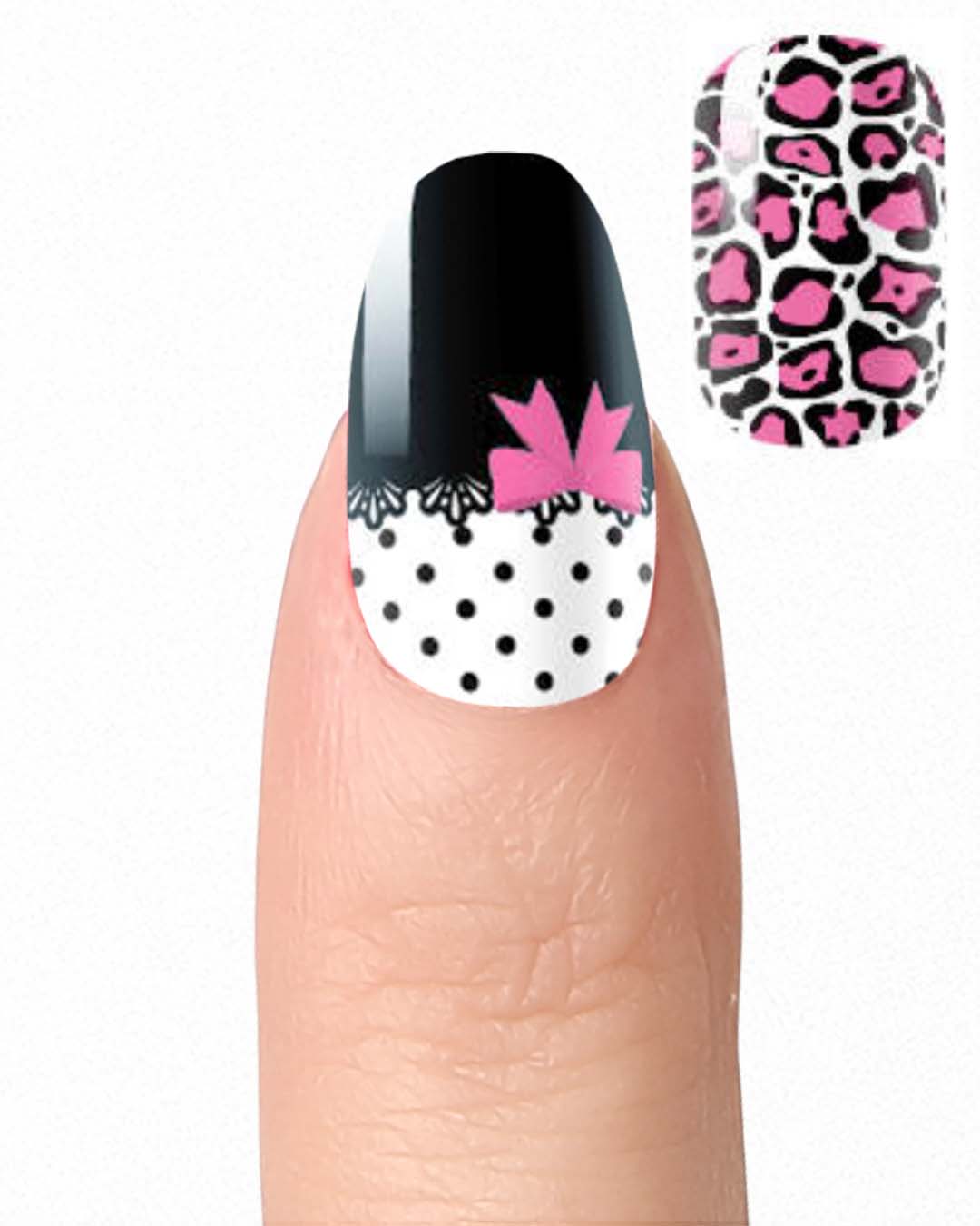 Cute Leopard - Nail Polish Wraps