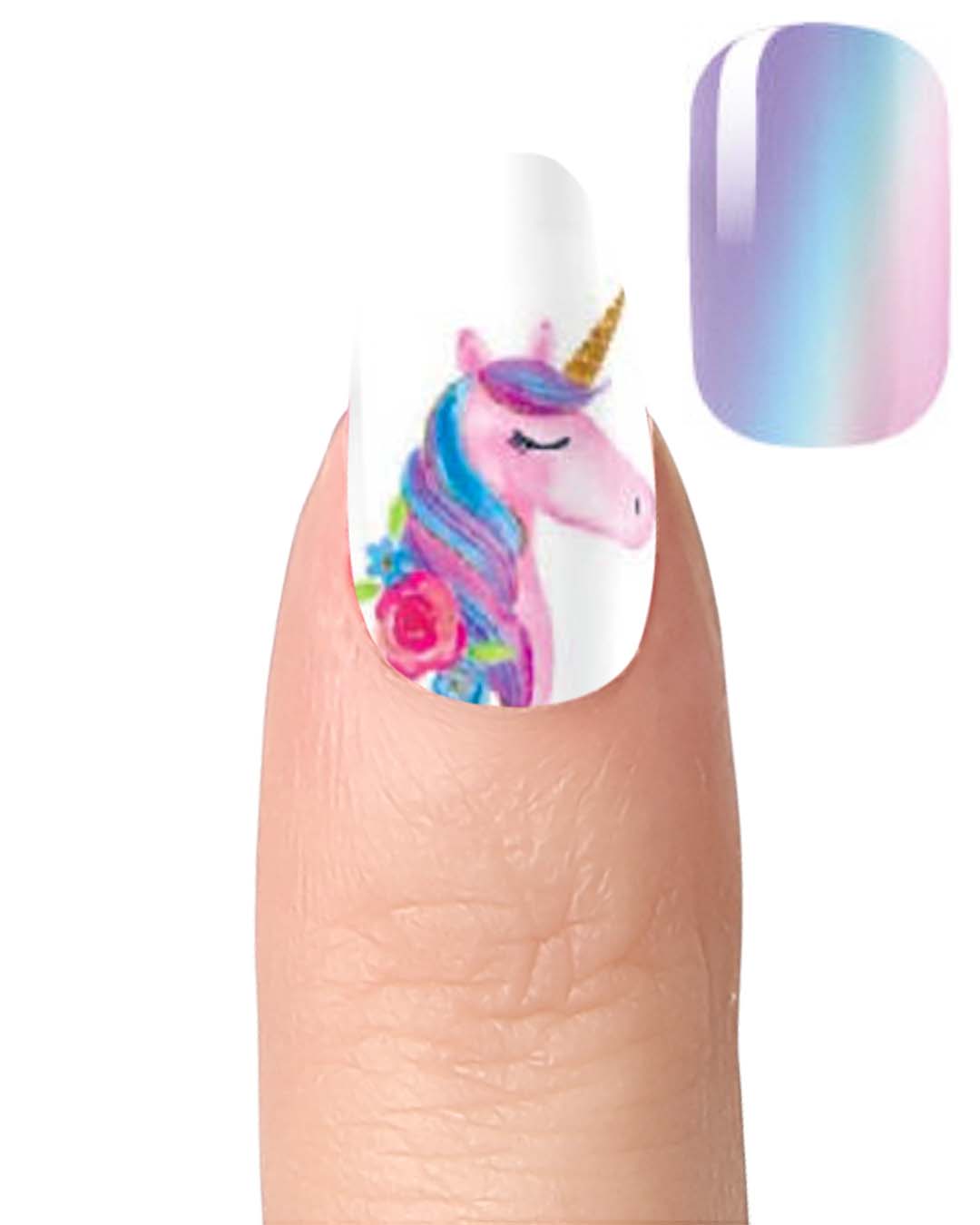 Unicorn Shimmer - Nail Polish Wraps